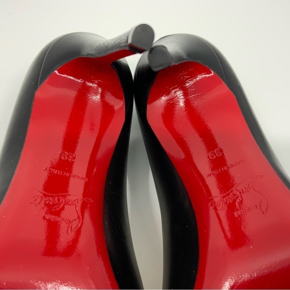CHRISTIAN Louboutin Pigalle Follies 100 Napa Shiny. - Picture 9 of 10